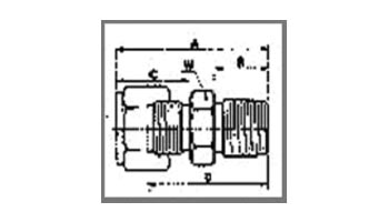 Fittings Bulkhead Male Connector Fittings Bulkhead Male Connector